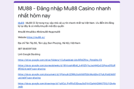 mu88 cc - Cổng Game Đổi Thưởng Hấp Dẫn 2024